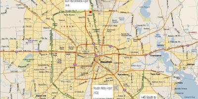 Карта метро Хјустон