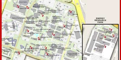 Мапа универзитета у Хјустону