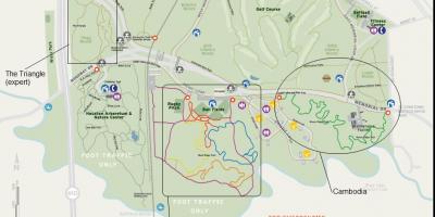 Карта Спомен-парк у Хјустону