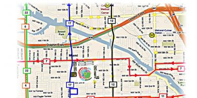 Хјустон аутобуских линија мапи