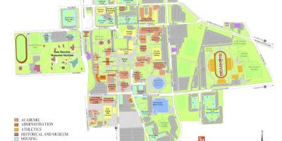 Универзитет у Хјустону мапи